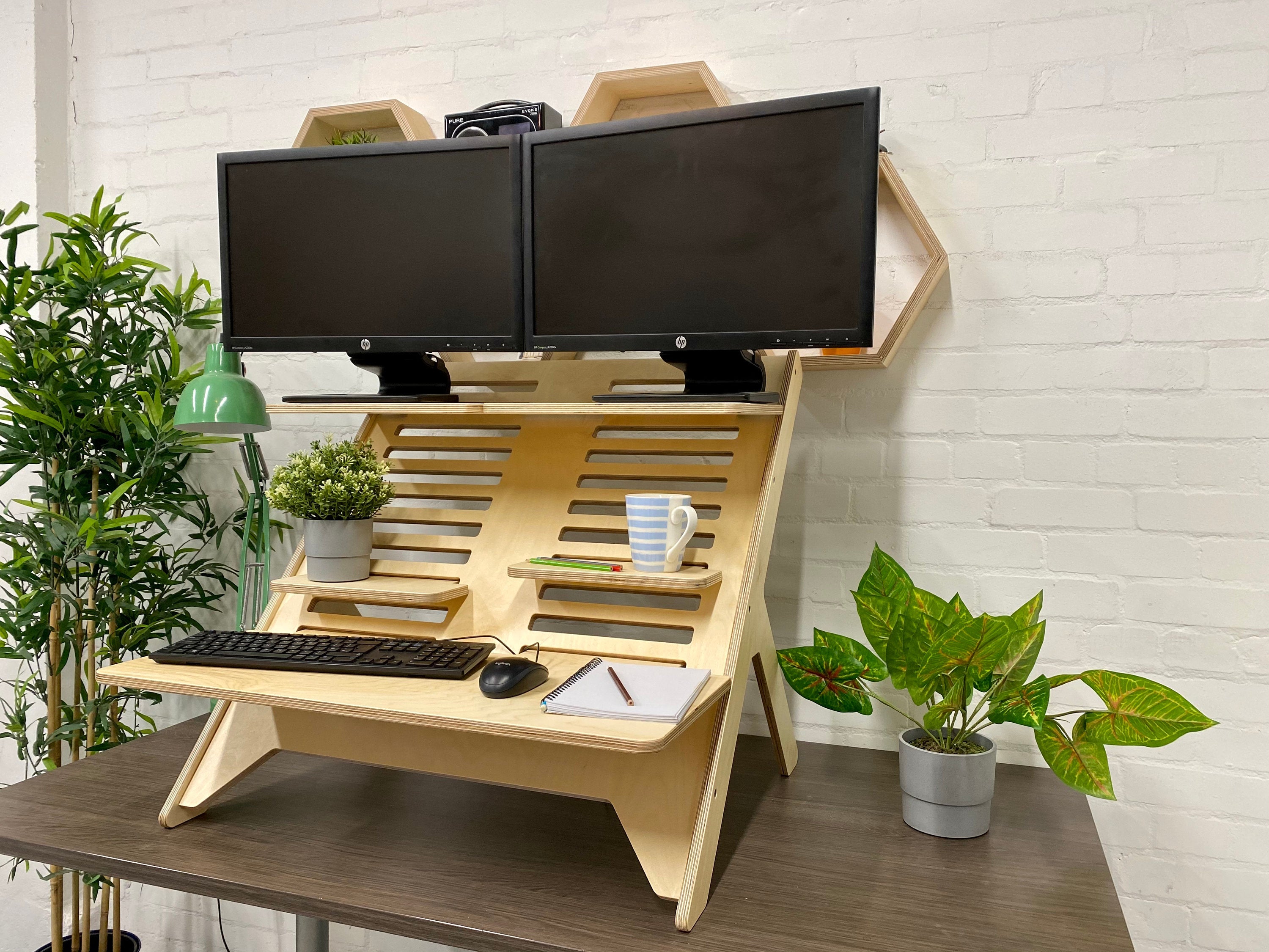 Adjustable Standing Workstation  |  Desktop Stand