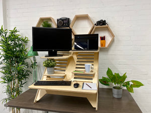 Adjustable Standing Workstation  |  Desktop Stand